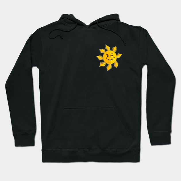 The Sun in my Chest Hoodie by Aine Creative Designs